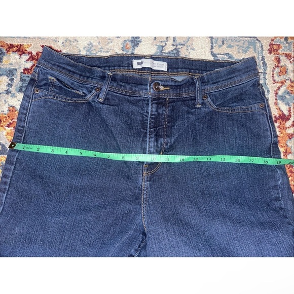 Levis 512 Perfectly Slimming Boot Cut Jeans Women's 12 Dark Wash Denim - Picture 11 of 13